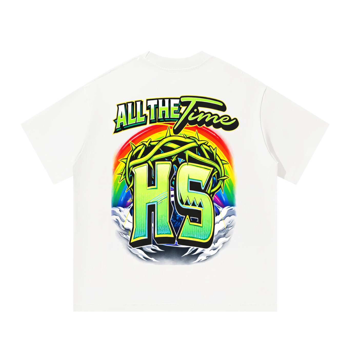 Unisex Oversized “Rainbow Warrior” Tee